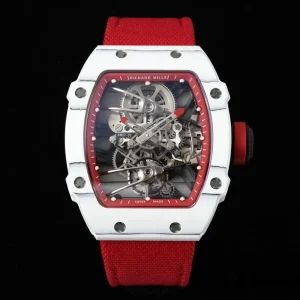 Richard Mille RM 27-02 45mm Skeleton Dial Swiss Automatic Kautschukarmband 1:1 Clone Watch