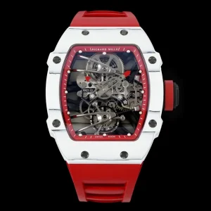Richard Mille RM 27-02 45mm Skeleton Dial Swiss Automatic Kautschukarmband 1:1 Clone Watch