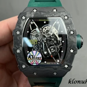 Richard Mille RM35-01 42mm Skeleton Dial Swiss Automatic Kautschukarmband 1:1 Clone Watch