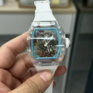 Richard Mille RM35-01 White Dial Automatic Rubber Band 1:1 Clone Watch