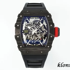 Richard Mille RM35-02 42mm Blaues Zifferblatt Automatik Kautschukarmband 1:1 Clone Watch