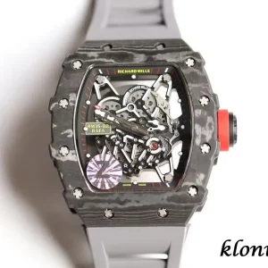 Richard Mille RM35-02 45mm Skeleton Dial Swiss Automatic Kautschukarmband 1:1 Clone Watch