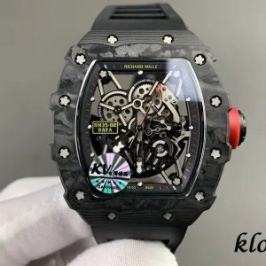 Richard Mille RM35-02 Rafa 42mm Skeleton Swiss Automatic Kautschukarmband 1:1 Clone Watch