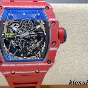 Richard Mille RM35-02 Rafa 42mm Skeleton Swiss Automatic Kautschukarmband 1:1 Clone Watch