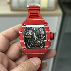 Richard Mille RM 35-02 Rafael Nadal 44mm Skelett Uhrwerk Kautschukarmband 1:1 Clone Watch