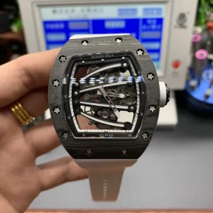 Richard Mille RM59-01 42mm Skeleton Swiss Automatic Leather 1:1 Clone Watch