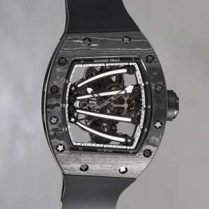 Richard Mille RM59-01 45mm Skeleton Dial Swiss Automatic Kautschukarmband 1:1 Clone Watch