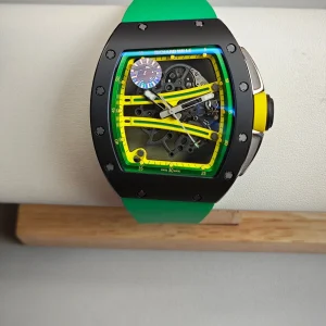 Richard Mille RM61-01 Green Racing 42mm Swiss Automatic Kautschukarmband 1:1 Clone Watch