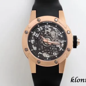 Richard Mille RM 63-01 42.7mm Schwarz Schweizer Automatikwerk Kautschukarmband 1:1 Clone Watch
