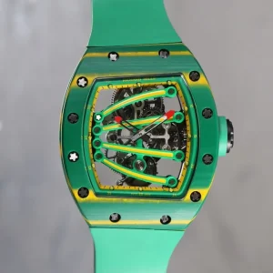 Richard Mille RM 67-01 Green Rubber Automatic 1:1 Clone Watch