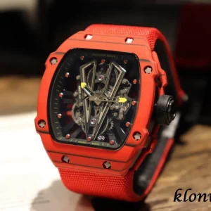 Richard Mille RM 67-01 Red TPT Carbon Swiss Automatic Rubber 1:1 Clone Watch