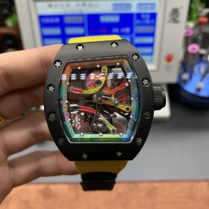 Richard Mille RM68-01 45mm Multicolor Swiss Automatic Kautschukarmband 1:1 Clone Watch