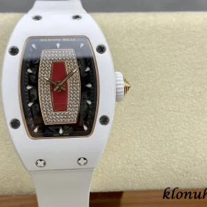 Richard Mille RM07-01 Red Lips 45.66x31.40mm Swiss Automatic Kautschukarmband 1:1 Clone Watch