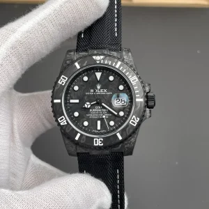 Rolex Submariner 40mm Black Dial Swiss Automatic Rubber Strap 1:1 Clone Watch