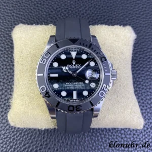 Rolex Yacht-Master 40mm Blue Dial Swiss Automatic Rubber Strap 1:1 Clone Watch