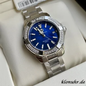 Tag Heuer Aquaracer 35mm Blue Dial Swiss Automatic Metalarmband 1:1 Clone Watch