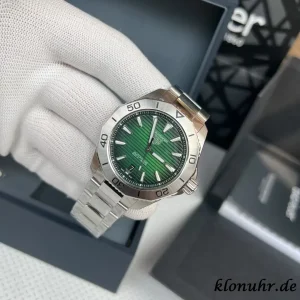 Tag Heuer Aquaracer 40mm Green Dial Automatic Metal Bracelet 1:1 Clone Watch