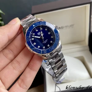 Tag Heuer Aquaracer 35mm Blue Dial Swiss Quartz Metal Bracelet 1:1 Clone Watch