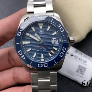 Tag Heuer Aquaracer 41mm Blue Dial Automatic Metal Bracelet 1:1 Clone Watch