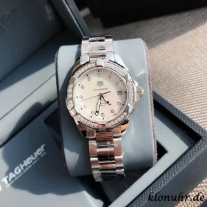 Tag Heuer Aquaracer 35mm White Dial Swiss Quartz Metal Bracelet 1:1 Clone Watch