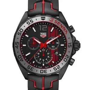 Tag Heuer Formula 1 43mm Red Dial Swiss Automatic Kautschukarmband 1:1 Clone Watch